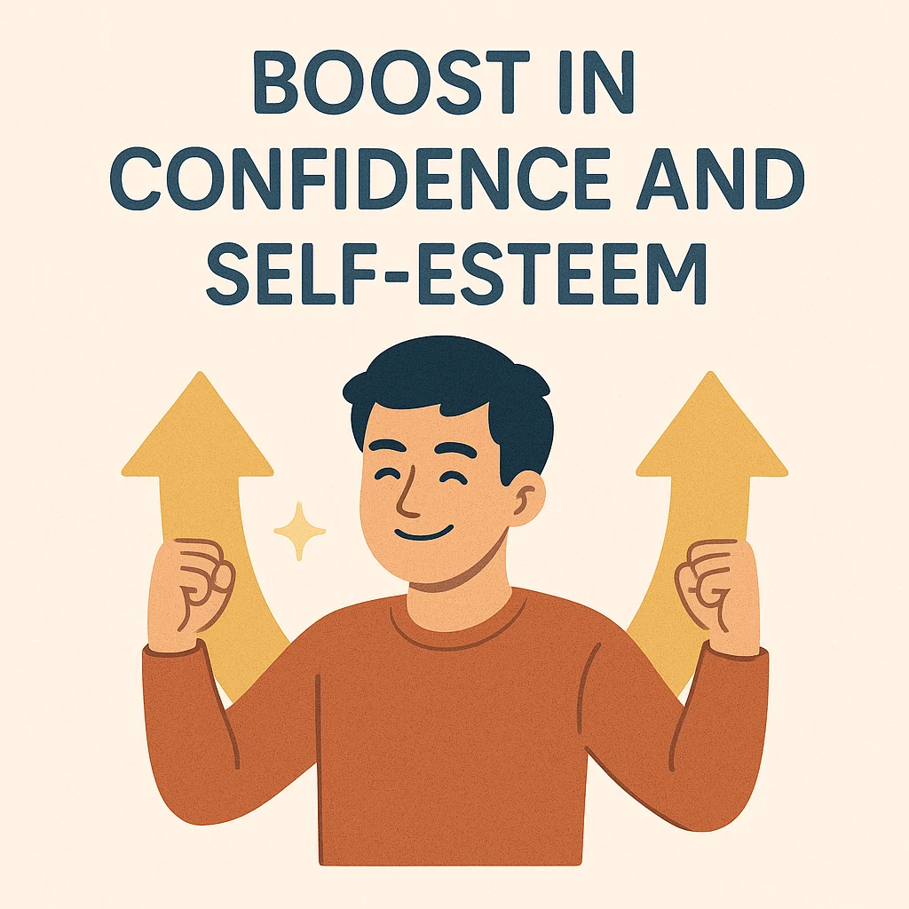 Boost in Confidence and Self-Esteem